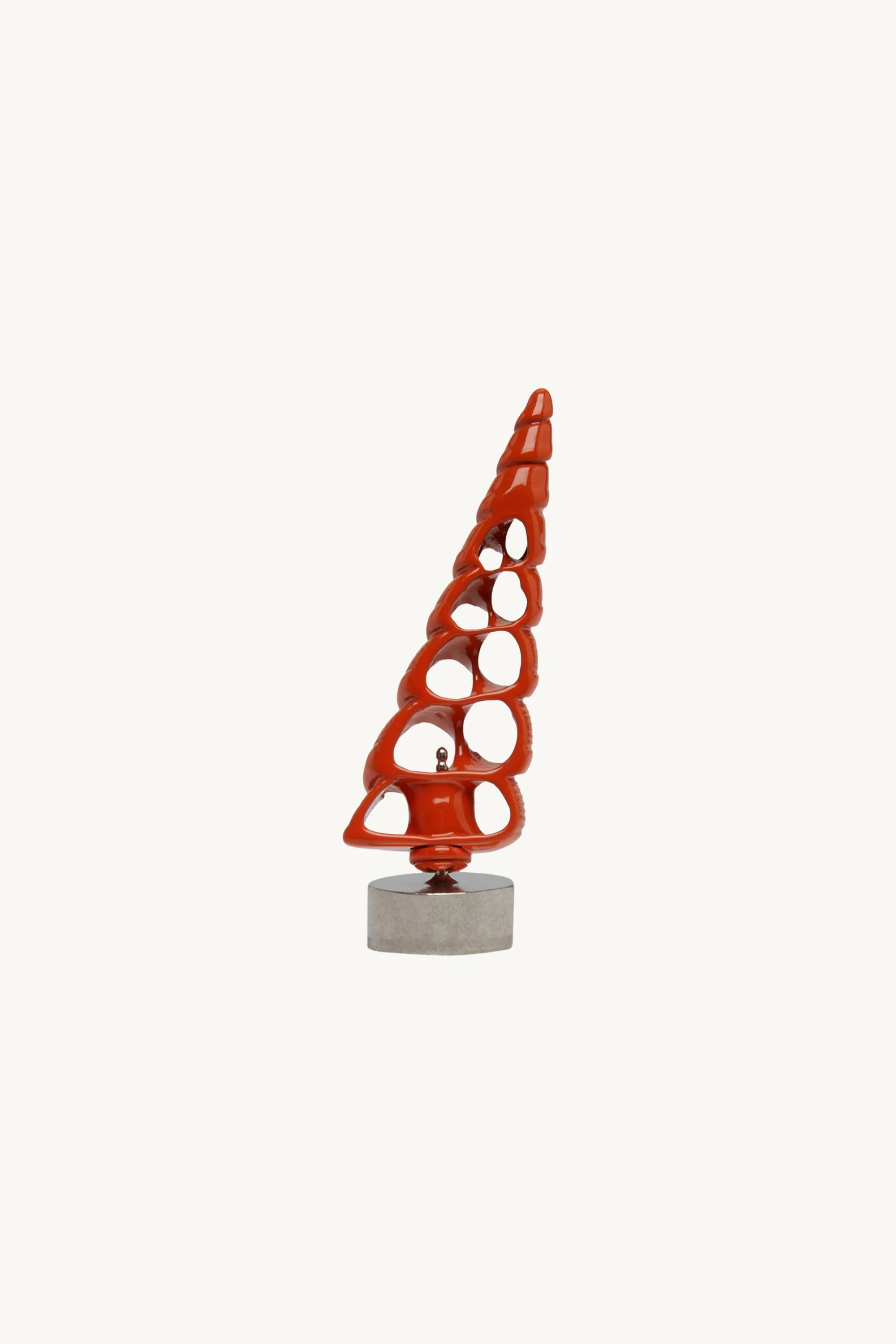 Courrges Earrings Perforated Sunset